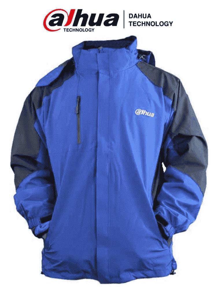 Chamarra Dahua MATPRO027 Azul Talla L - Logo Dahua Bordado - Promocional