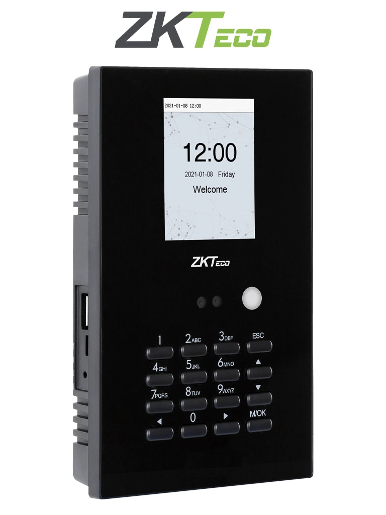 Control de Asistencia ZKTECO LFACE10 con Autenticación Facial (100 Rostros), 50,000 Eventos y Función SSR (USB)