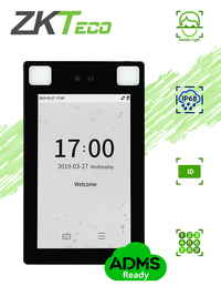 Terminal de Control de Acceso ZKTECO ProFace X- Reconocimiento Facial 30,000 Rostros/ 50,000 Tarjetas RFID/ 8 Pulgadas/ IP68/ IK04