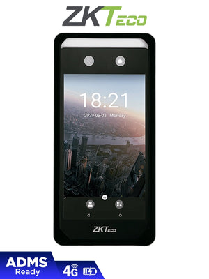 Control de Asistencia ZKTECO Horus-E1 con Autenticación Facial (6000 Rostros), 100,000 Eventos, Wifi, Chip 4G y Batería de Respaldo