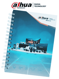 Cuaderno de Trabajo 100 Hojas con Logotipo Dahua 21x27cm Papel Bond 80gr