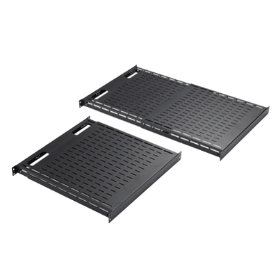 D19FVT912B - Charola Ventilada de Instalación sin Herramienta / Superficie 19" / Ajustable 792 a 1151 mm (31.2 a 45.3 in) / Carga 68 kg (150 lb) / Acero Negro