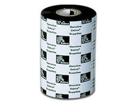 Zebra 2000 Wax Cinta Adhesiva 450 m 24 pieza(s) Negro Cera