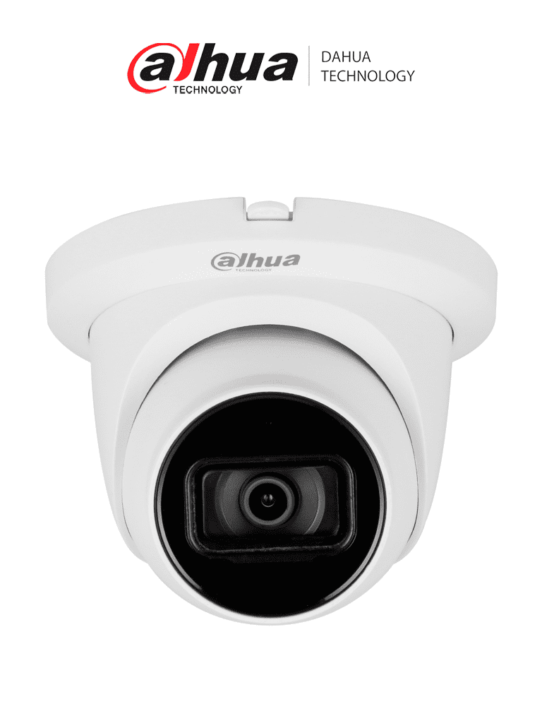 Cámara Domo IP 4MP DAHUA DH-IPC-HDW5442TMN-ASE-0280B-S3 WDR IR Eyeball 2.8mm Face detection Perimetral Personas IR 50m Micro SD ePoE IP67