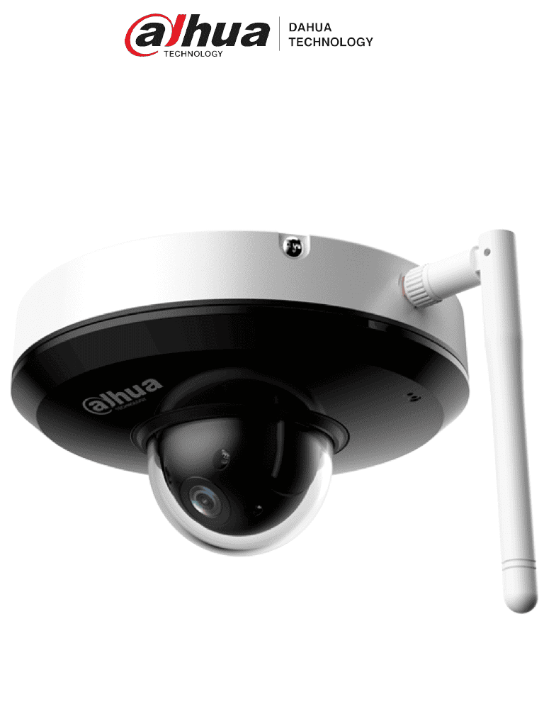 Cámara IP Dahua DH-SD1A204DB-GNY-W 2MP Starlight, Zoom óptico 4X, Visión nocturna IR 20m, Detección facial, Micrófono integrado, SMD 3.0, IP66/IK08