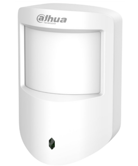 Dahua Dhi-Ard1233-W2 - Detector Pir Inalámbrico Interior / Inmunidad De Mascotas / Led Indicador / 3 Niveles Ajustables De Sensibilidad / Compensación Automática De Temperatura / Alarma De Batería Baja /