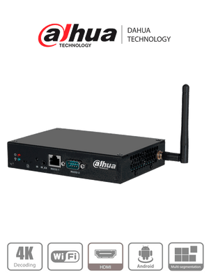 Dahua Technology DHI-DS04-AI400 videograbadores digitales 340 x 2160 Pixeles H.264, H.265 ASF, MP3, MP4, WAV, WMA, WMV Negro