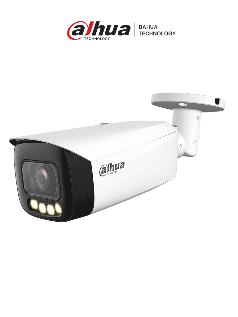 Cámara IP Bullet Dahua IPC-HFW5449T1-ZE LED 4MP Full Color 2.7-12mm IP67 E/S Alarma SD Micrófono Altavoz POE
