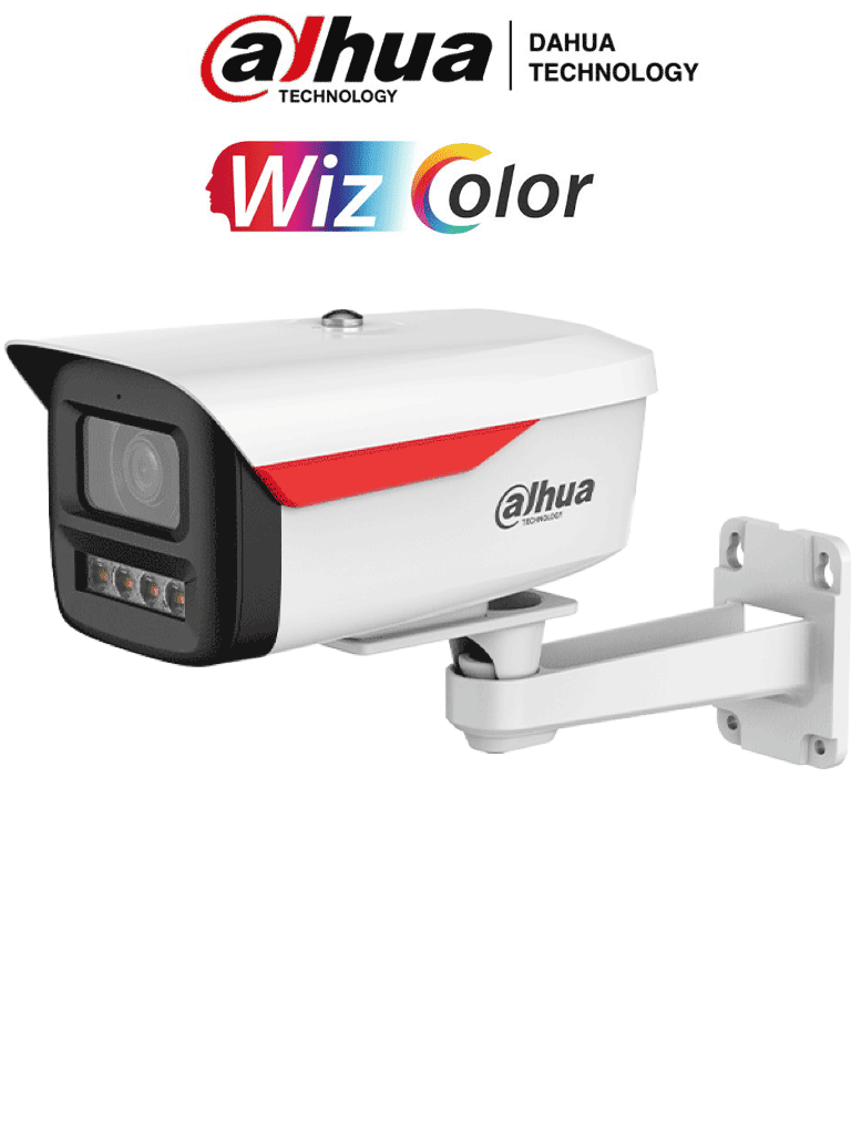 Cámara IP Bullet Dahua 4MP WizColor WizSense IA SMD Plus 3.6mm MicroSD WDR 120dB PoE IP67