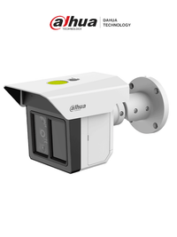 Cámara de seguridad Dahua triple lente 2MP con detección humana/vehículos a 100m, visión IR 100m, ePoE, IP67/IK10, H.265