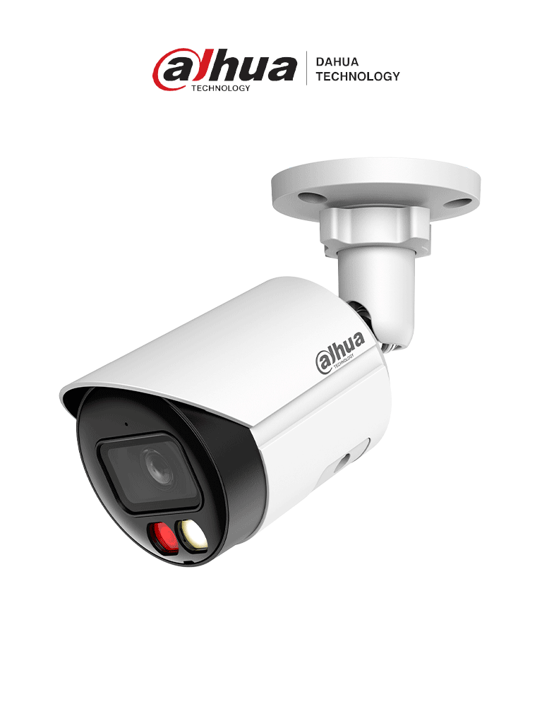 Cámara Bullet DAHUA DH-IPC-HFW2649SP-S-IL 6MP/Iluminador Dual SMD Plus/Lente 2.8/Micrófono/IP67/IR 30m