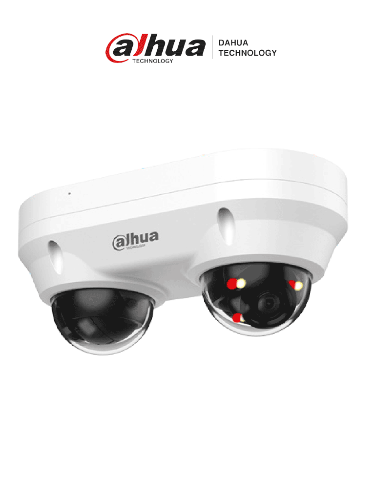 Cámara Dahua DH-IPC-HDBW2449FP-AS-E2-IL 4MP, Dual IP, 2.8mm, Protección Perimetral, SMD Plus, WizSense, Micrófono Integrado, IP67, IK10