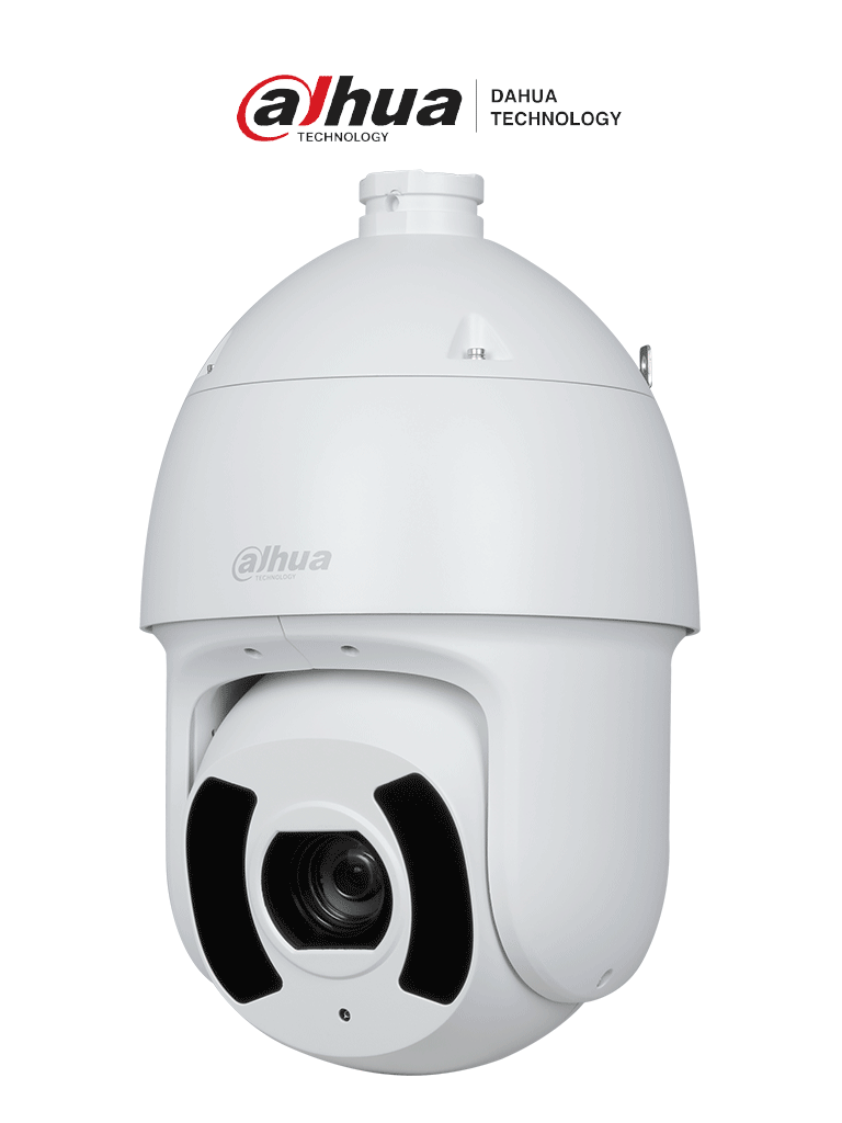 Cámara PTZ IP Dahua 4MP Starlight, Zoom Óptico 45x, IR 250m, Autotracking 3.0, SMD 4.0, Certificaciones IP67 e IK10