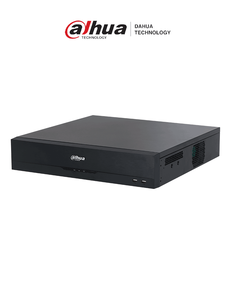 NVR Dahua DHI-NVR5864-16P-EI - 64 canales IP 4K, 16 puertos PoE, RAID 0/1/5/6/10, 384 Mbps. IA avanzada