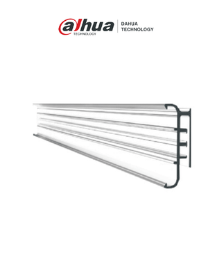 Dahua Riel para Estante ESL DHI-ESL-BR01-1200, Aluminio, 36.5x13x1200 mm