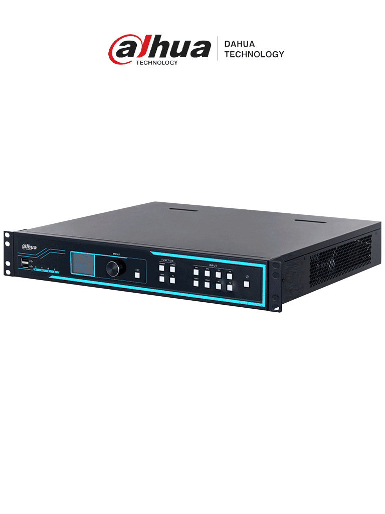 Decodificador de Video IP Dahua DHI-NVD1205DU-4I-8K, Ultra HD 8K, 12 Salidas HDMI, H.265/H.264/MJPEG, RS232/RS485