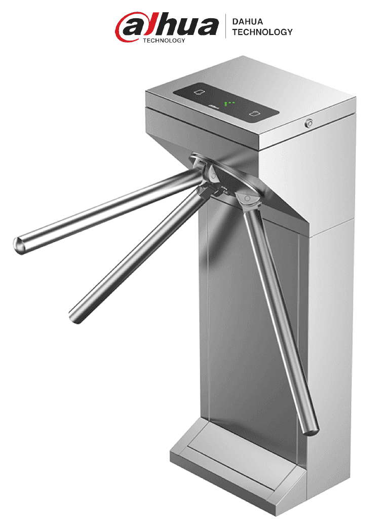 Torniquete Bidireccional Dahua DHI-ASGG100FL, MCBF 1 Millón, Acero Inoxidable SUS304, Contacto Seco, 110-240 VAC, Uso Interior