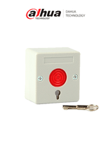 Dahua Technology DHI-ARD812 botones de alarma de pánico Alámbrico Universal Gris, Rojo CE