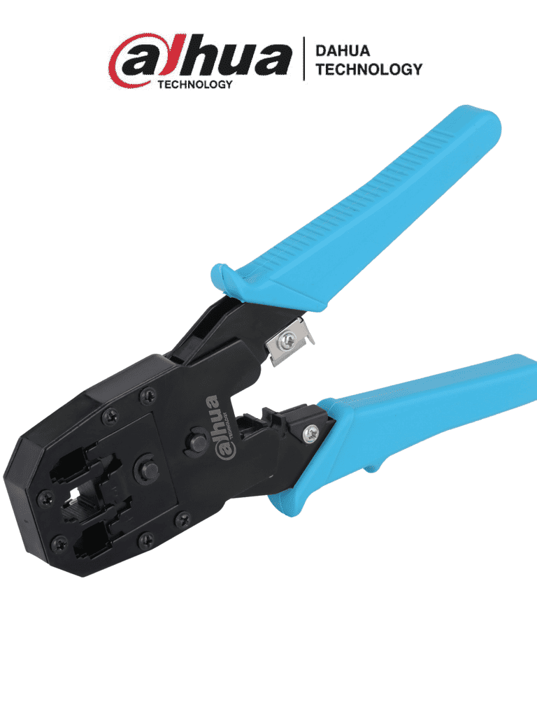 Pinzas Dahua DH-PFM915 para Plegar, Crimpear y Ponchar RJ45 y RJ11, Multifuncional, Corta y Pela Cable, Cuchilla SK5, Acero A3, Alta Resistencia
