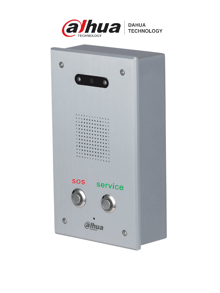 Intercomunicador DAHUA DHI-VTA2302A HD 2.7", 2MP CMOS, Panel aluminio, Visión nocturna, Botón SOS