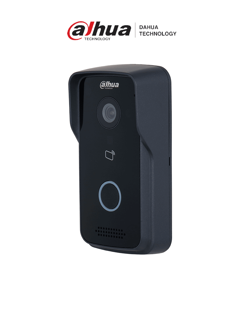 Frente de Calle Videoportero IP Dahua DHI-VTO2111D-P-S3, Angulo 107 Grados, WDR, Exterior IP65, PoE, Hasta 10 Monitores
