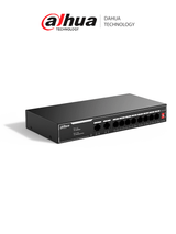 Dahua Technology PoE SF1010LP No administrado L2 Fast Ethernet (10/100) Energía sobre Ethernet (PoE) Negro