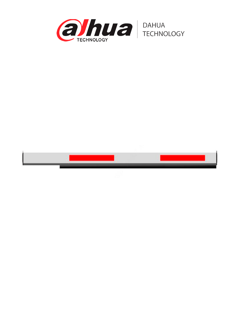 Brazo Recto de 4 Metros para Barrera Vehicular, IPMECD-0322-RM40, 13.12 pies