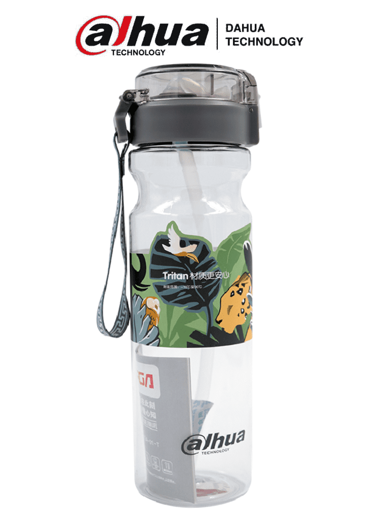Cilindro para Agua con Popote Transparente Dahua, Promocional, Capacidad 500ml