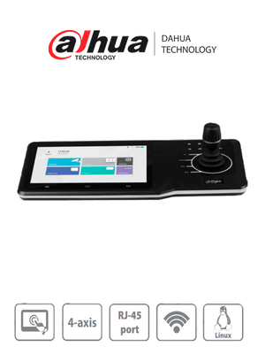Teclado Controlador de Red Dahua NKB5000-F/ 4 Salidas HDMI/ Resolución 4k/ Pantalla Táctil 10"/ Wifi