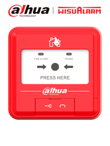Dahua Technology DHI-HY-C121 pulsadores de alarma contra incendios Alámbrico Rojo CC 16 - 28 V