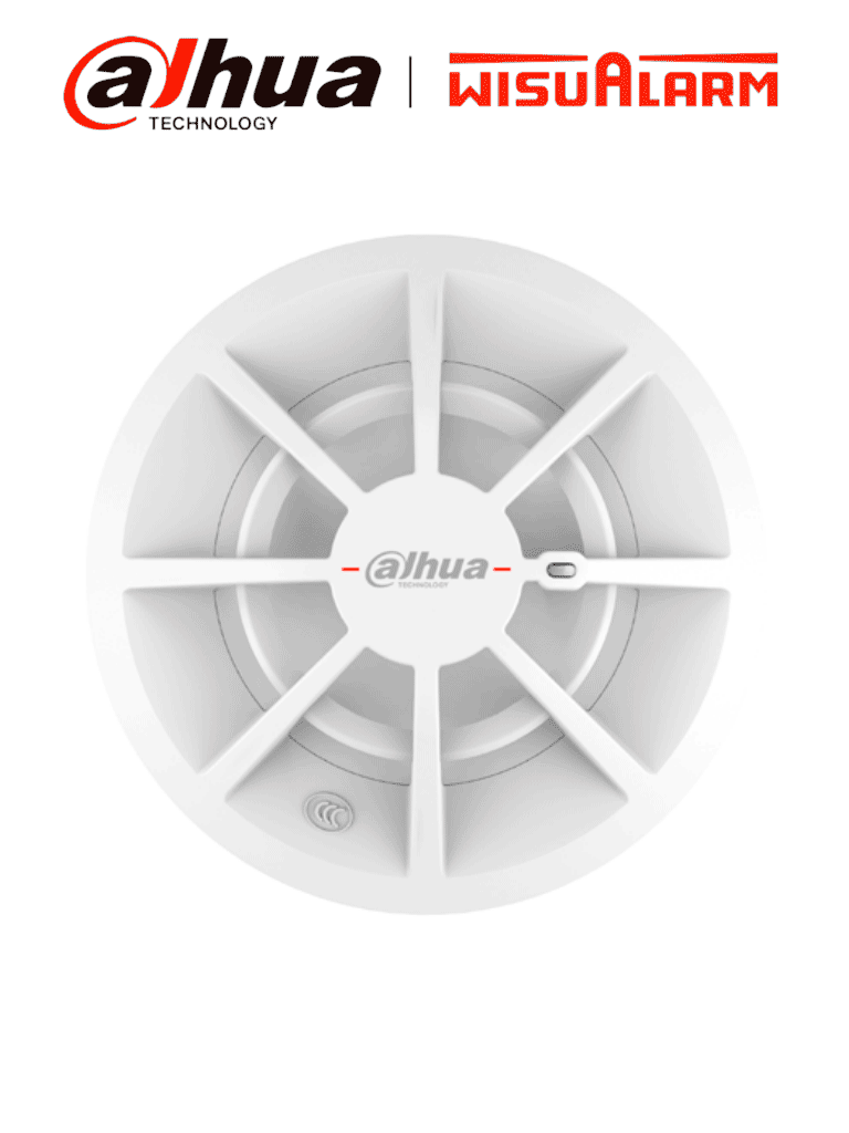 Detector de Calor de 2 Hilos Dahua Wisualarm DHI-HY-C132, Algoritmo Avanzado, Temperatura Diferencial, EN54, Pruebas EMC
