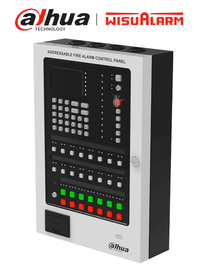 Panel de Detección de Incendio Dahua Wisualarm HY-1022/ 254 Dispositivos 2 Hilos/ Pantalla 4.3"/ Protección Cortocircuito