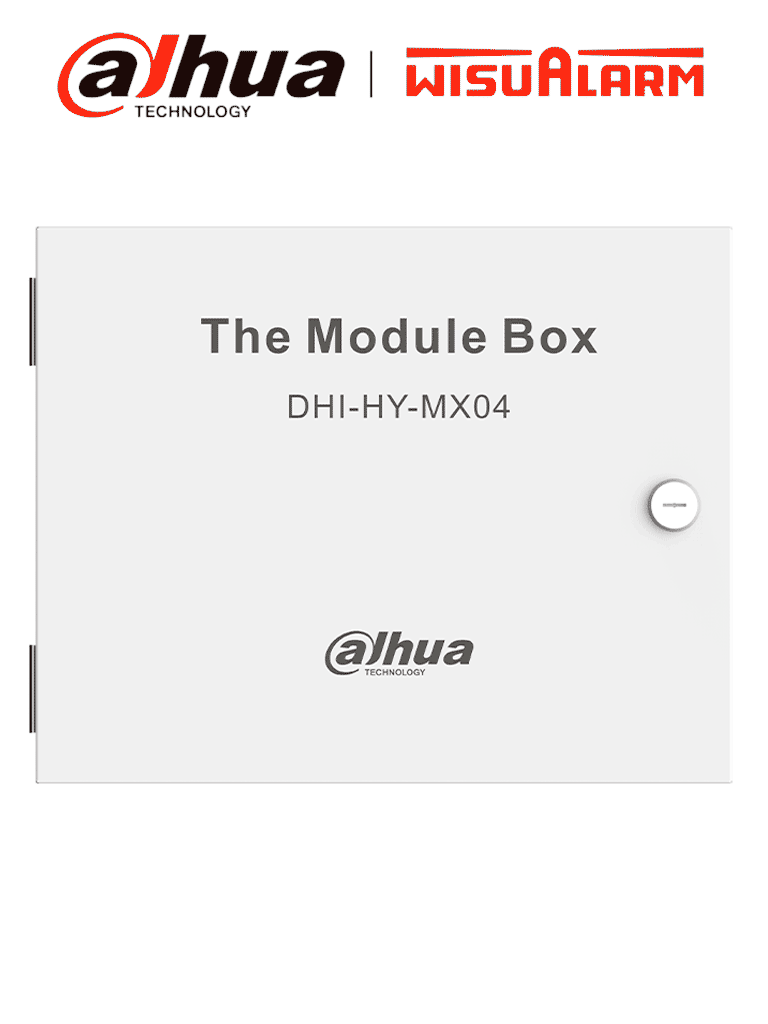 Gabinete DAHUA WISUALARM DHI-HY-MX04 - Soporta 4 modulos/ Conector para instalación/ Estructura resistente