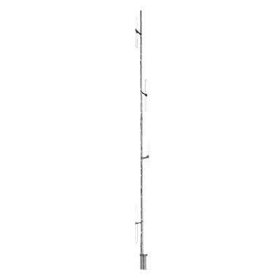 DB224-A - Antena Base VHF / 4 Dipolos / 150-160 MHz / 500 W / 129 km/h (80 mph)