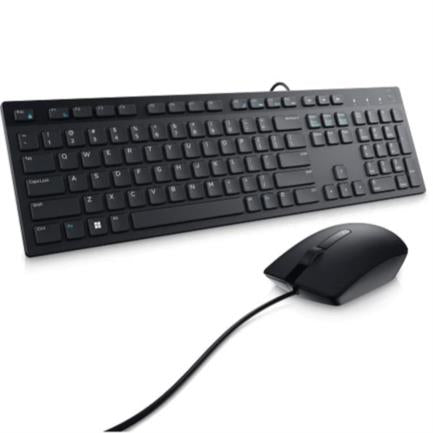 Kit Teclado y Mouse Dell KM300C Alámbrico USB Español Color Negro