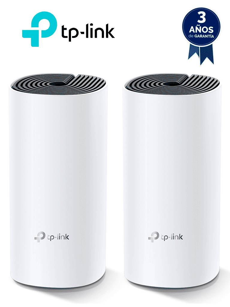 Router inalámbrico TP-LINK DECO M4 (2-Pack) AC1200 Mbps, 2 Puertos Gigabit LAN/WAN, 2 Antenas Internas, App Deco - 2 piezas