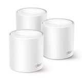 DECO X10 (3-PACK) - TP-Link Deco X10 Doble banda (2,4 GHz / 5 GHz) Wi-Fi 6 (802.11ax) Blanco 2 Interno, Enrutador de malla, 190 m²