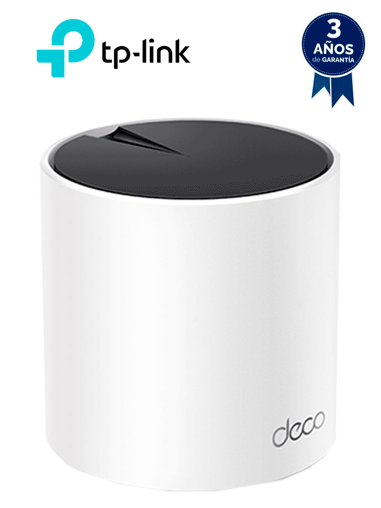 Router TP-Link Deco X55 (1-Pack) - Wi-Fi 6 AX3000 Mbps, 3 puertos Gigabit LAN/WAN, 2 antenas internas