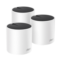 Kit de Sistema Inalambrico Deco X55 Mesh para Hogar, Doble Banda Wi-fi 6 (Ax), Doble Puerto Gigabit