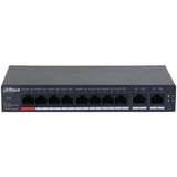 Switch Dahua 10 Puertos/8 PoE 10/100, Dolynk Care, Montaje en Rack