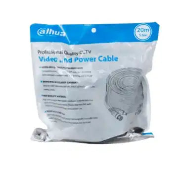 Dahua Cable Armado DH-PFM942I-20-5, 20m, Soporta 4K, Conectores BNC, AHD/CVI/TVI