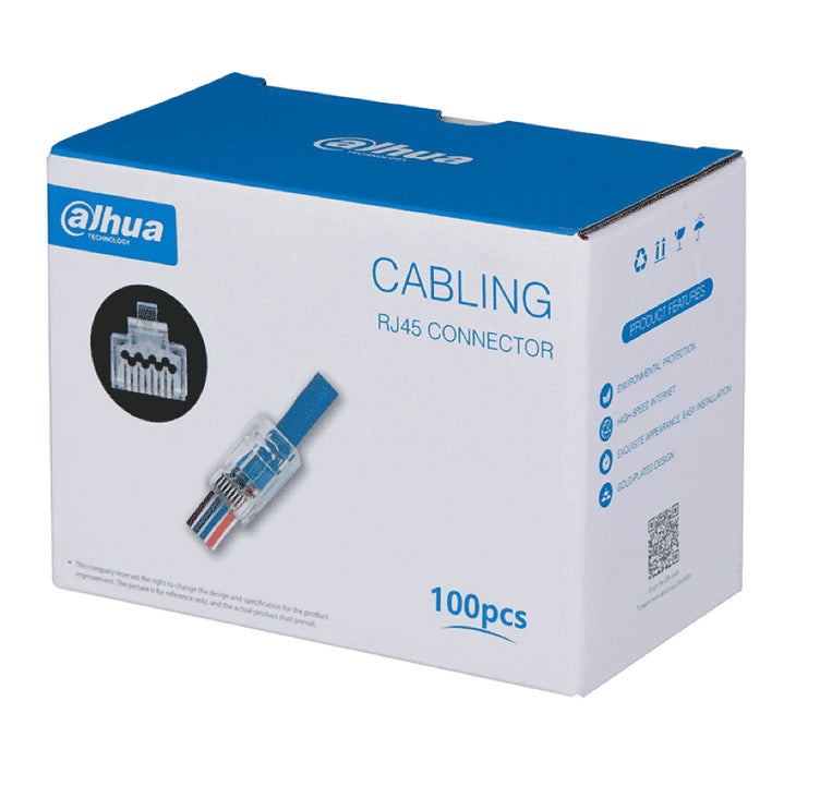 Caja DAHUA DH-PFM976-631-PT Cat6 Pass Through RJ45 / Chapado Oro 15U"/ UL94V-2 / 100 Plugs
