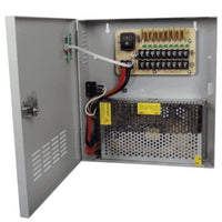 Fuente de Poder Saxxon PSU1220-D9, 12V/20A, Distribuidor para 9 Cámaras, 2.22A por Canal