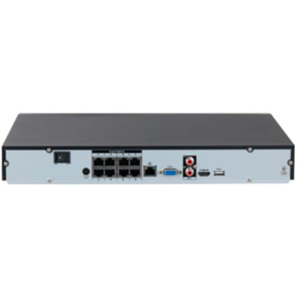 NVR 8 Canales IP Dahua, 8 Puertos PoE, 8MP, H.265, Reconocimiento Facial
