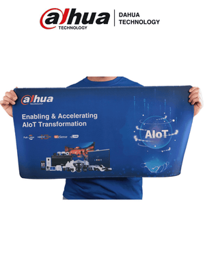 Mouse Pad DAHUA MATPRO038 Largo Azul con Logo, 30x80cm, Promocional