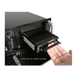 DRW150SATBK - StarTech.com Rack Móvil Aluminio Reforzado Disco Duro HDD SATA 3,5" Pulgadas con Bandeja Bahía 5,25" Paneles a