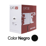 Hikvision DS-1LN5EO-UU/E cable de red Negro 305 m Cat5e U/UTP (UTP)