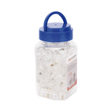 BOTE PLUGS HIKVISION CON 100 PIEZAS MODULAR RJ45 / CAT 6 / CHAPADO EN ORO A 30 MICRAS / SIN BLINDAJE / FACIL INSTALACIÓN / USO INTERIOR / SOPORTA NORMA TIA-568B / CUMPLE CON ROHS 2.0