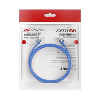 Cable de Parcheo Hikvision(patch Cord) / UTP / CAT. 6 (24 AWG ) / 0.50 Metros / Color Azul / Ideal para POE+ / Interior