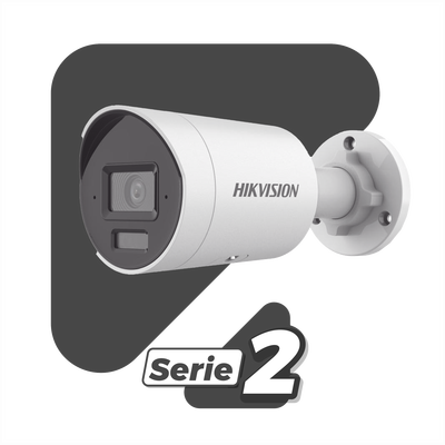Camara Hikvision Bala IP [Dual Light + 2 Micrófonos Integrados] 4 Megapixel